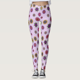 Leggings Arrière - plan de pourpre de guêtres de jardin d