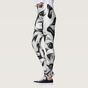 Leggings Arrière - plan noir blanc gris