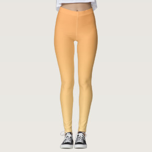 Leggings Arrière - plan orange et jaune