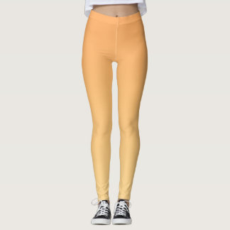 Leggings Arrière - plan orange et jaune