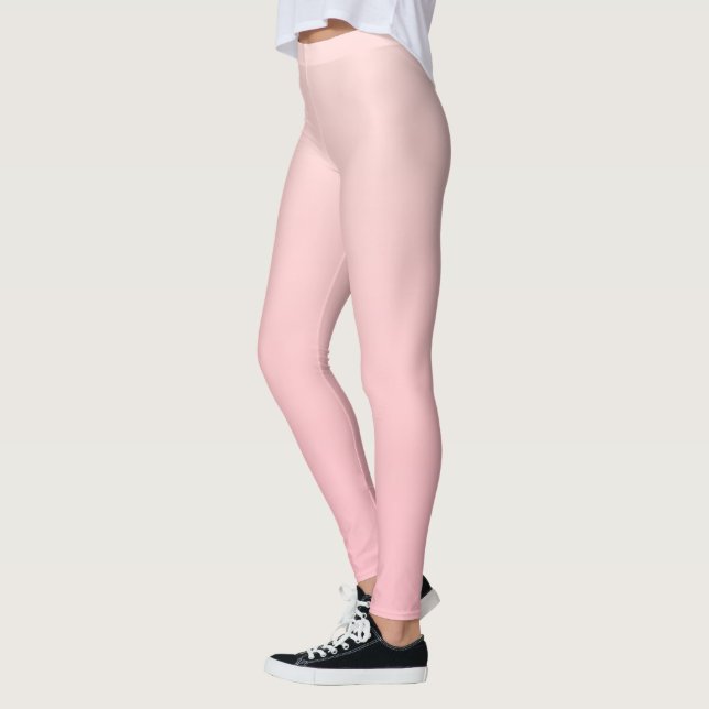 Leggings Arrière - plan Pastel Pink Gradient (Gauche)