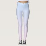 Leggings Arrière - plan rose pâle et bleu dégradé<br><div class="desc">Couleurs dégradées rose pâle et bleu.</div>