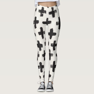 Leggings Arrière - plan vintage de pointes de brosse Abstra