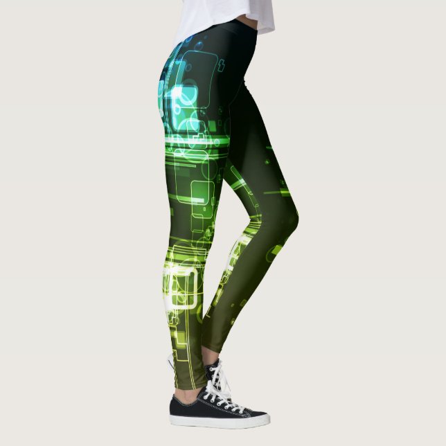 Leggings Art Abstrait 32 (Droite)