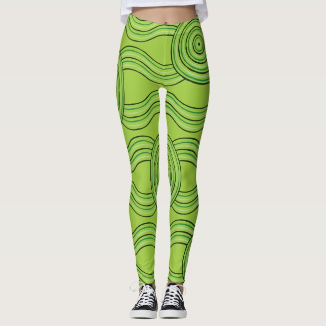 Leggings Art autochtone Rainforest (Devant)