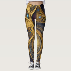 Leggings Art aztèque, dynamique, reflétant la culture