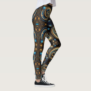 Leggings Art aztèque, dynamique, reflétant la culture