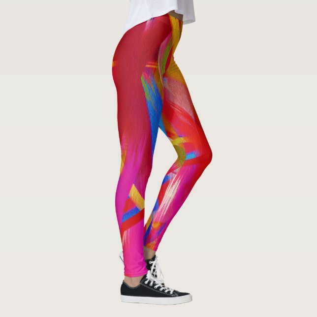 Leggings Art couleur Abstrait #2 (Droite)