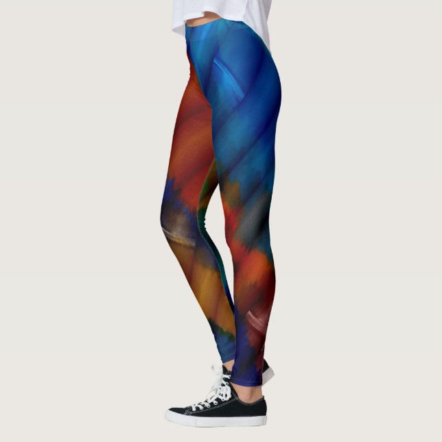 Leggings Art couleur Abstrait #40 (Gauche)