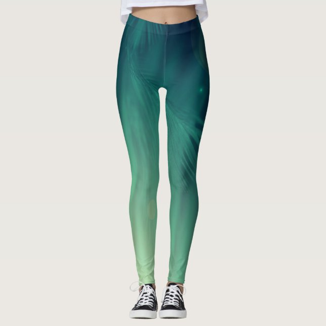 Leggings art de design abstrait lumière mystique (Devant)