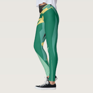 Leggings Art de l'affiche de voyage vintage de l'Alaska, gl