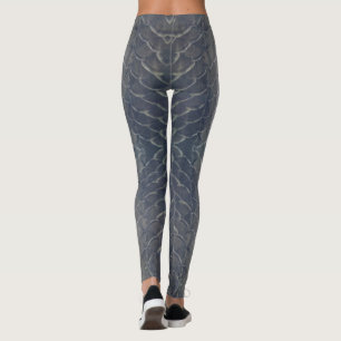 Leggings art de l'échelle de poisson