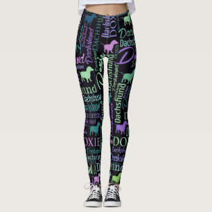 Leggings Art de mot de teckel