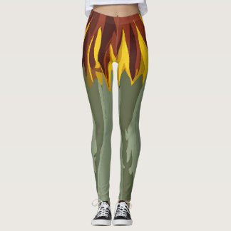 Leggings Art de pom-pom girls gothique effrayant