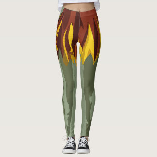 Leggings Art de pom-pom girls gothique effrayant