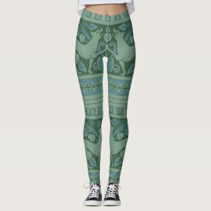 Leggings Art Déco Nouveau Chien Nature Motif animal