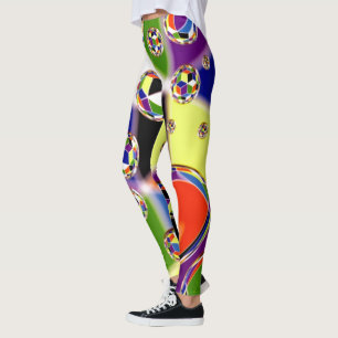 Leggings Art des couleurs primaires