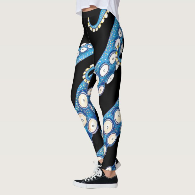 Leggings Art des Tentacles de Kraken (Gauche)