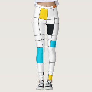 Leggings Art d'illustration coloré, cool, tendance, moderne