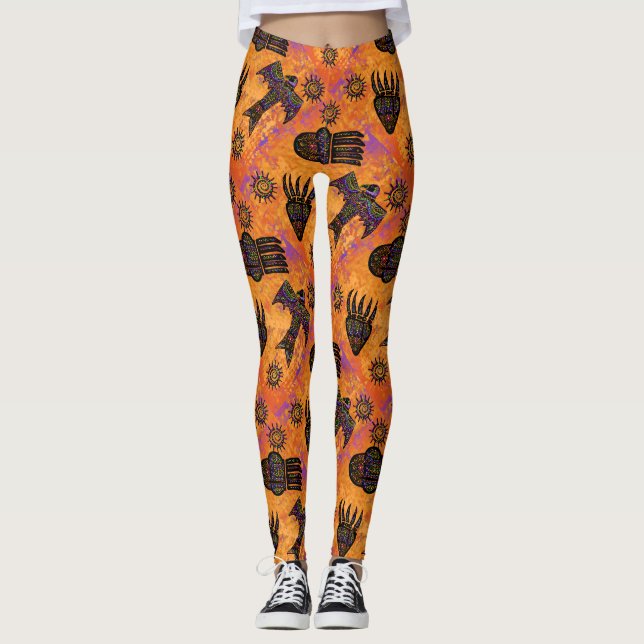 Leggings Art du Sud-Ouest (Devant)