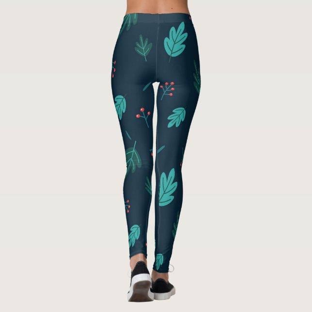 Leggings Art feuille (Dos)
