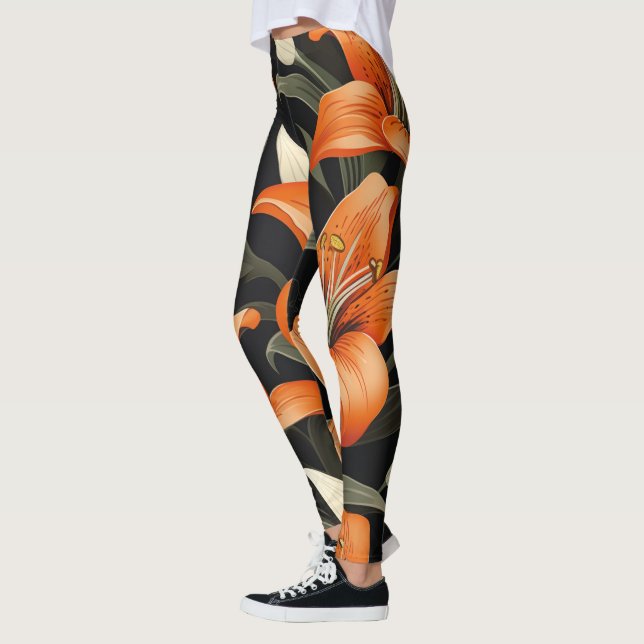 LEGGINGS ART FLORAL #1 (Gauche)