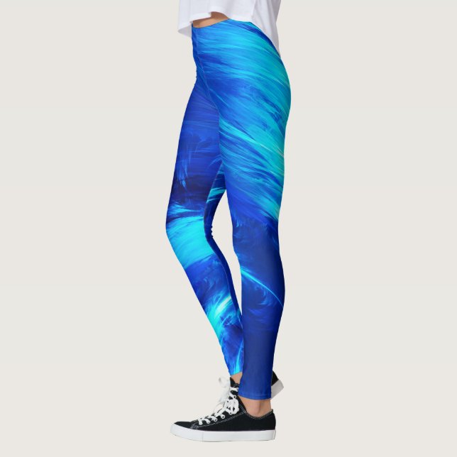 Leggings Art fractal 18 (Gauche)