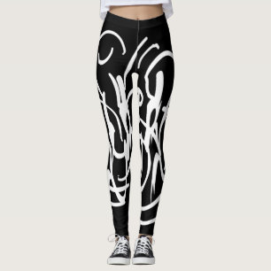 Leggings Art géométrique moderne abstrait