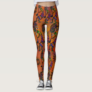 Leggings Art Kokopelli