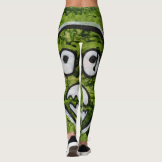 Leggings Art lunatique impair de monstre de crâne minable