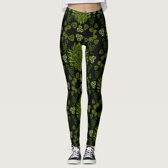 Leggings Art maori néo-zélandais (Devant)