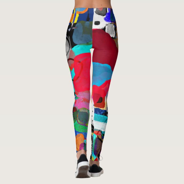 Leggings art moderne Abstrait adorable (Dos)