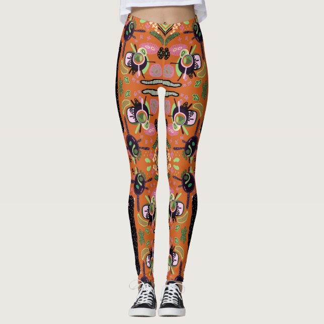Leggings Art moderne scandinave Abstrait (Devant)