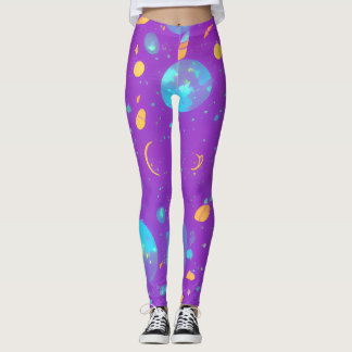 Leggings Art nébuleux galaxy