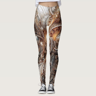 Leggings Art nouveau Abstrait