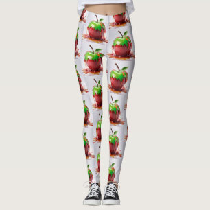Leggings Art numérique Apple
