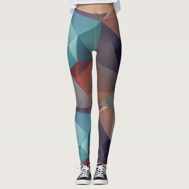 Leggings art numérique d'art fractal Abstrait (Devant)