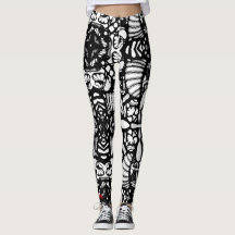 art numérique de mandala blanc noir