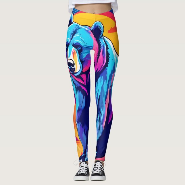 Leggings Art Ours Vibrant (Devant)