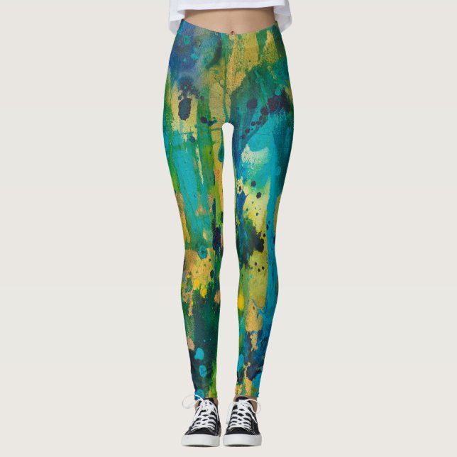 Leggings Art parfaitement imparfait de MaryLea Harris de (Devant)