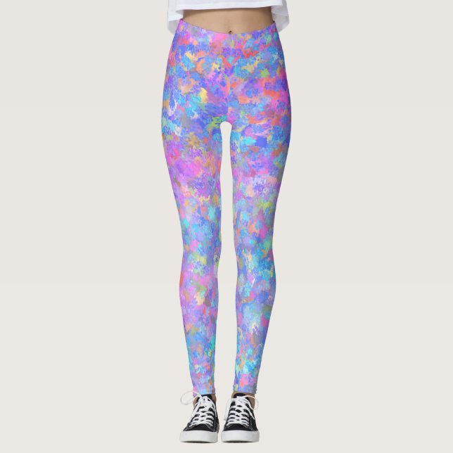 Leggings Art point multicolore (Devant)
