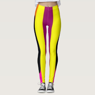 Leggings Art Pop strié