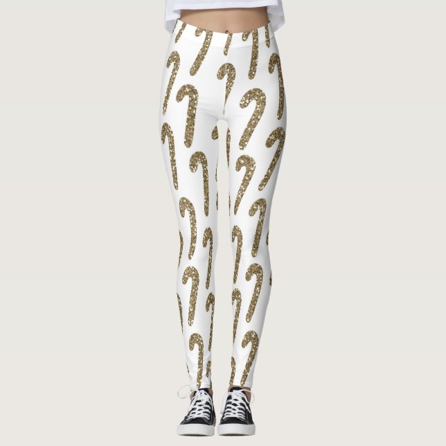 Leggings Art simple de calque de Noël (Devant)