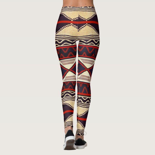 Leggings Art tribal du Sud-Ouest (Dos)
