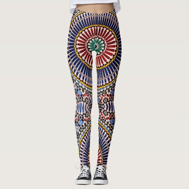 Leggings Art Vintage brillant (Devant)