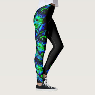Leggings Artdeco Flames en arc-en-ciel