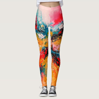 Leggings Arte Abstracto Colorido