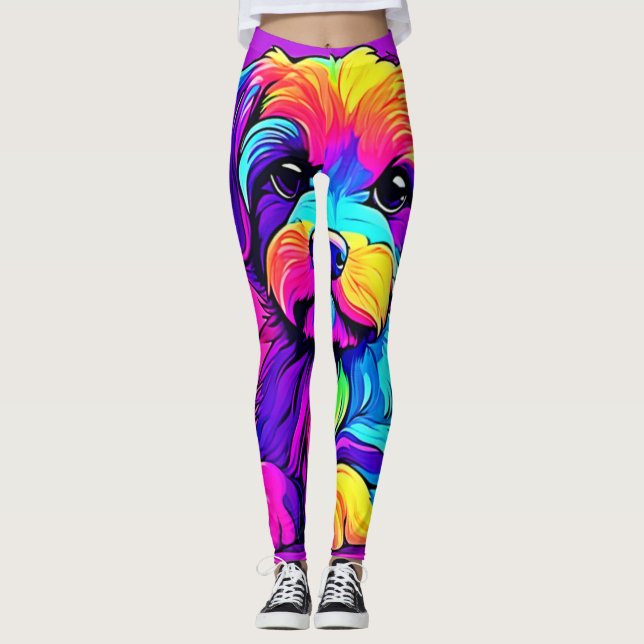 Leggings Artefacts Rainbow Puppy (Devant)
