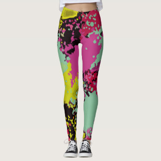 Leggings Artmixer (mode abstraite de couleur) #15