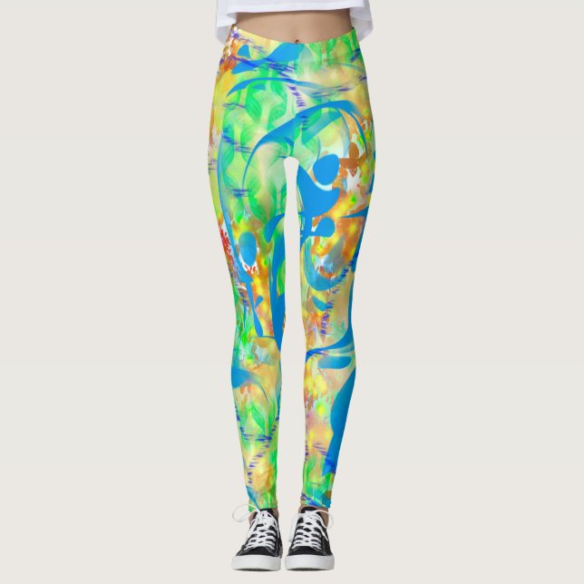 Leggings Artsy Galore CBDOilPrincesse (Devant)
